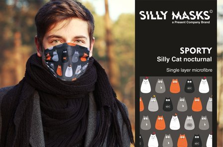 Silly Masks Sporty - Silly Cats Nocturnal