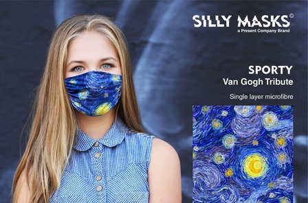 Silly Masks Sporty - Van gogh tribute