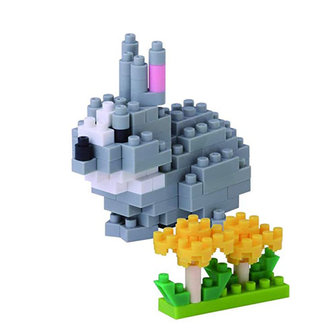 Nanoblock - Grey rabbit