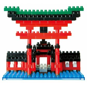 Nanoblock Monument - Big Torii Itsukushima Shrine Japan 