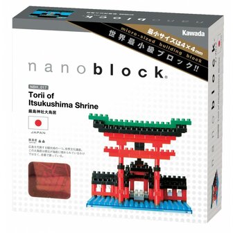 Nanoblock Monument - Big Torii Itsukushima Shrine Japan 