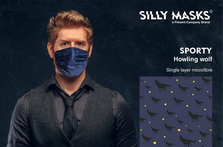 Silly Masks Sporty - Howling Wolf