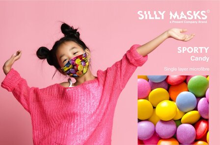 Silly Masks Sporty For CHILDREN - Candy