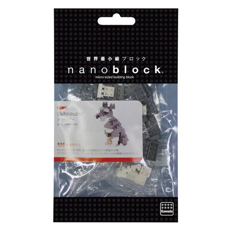 Nanoblock Dog - Schnauzer