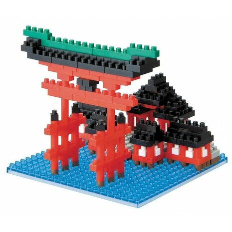 Nanoblock Monument - Big Torii Itsukushima Shrine Japan 