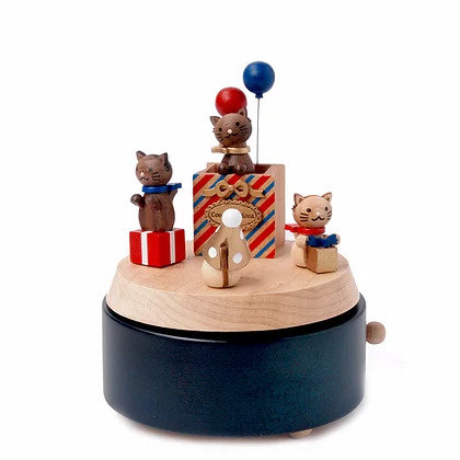 Wooderful Life Music Box – Happy Birthday